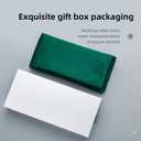 spencer & whitney Silk Pillowcase for Hair and Skin Health with Hidden Zipper 100% Mulberry Silk Bed Pillowcase Both Side 22 Momme Silk(Green)