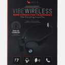 Helix ProSeries Vibe Wireless Bone Conduction Bluetooth Headphones - Black
