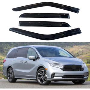 IG Window Visors Fit for 2018-2026 Honda Odyssey, Out-Channel Rain Guards Vent Wind Deflectors 4PC, Car Accessories for 18-26 Odyssey