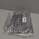 BEQHAUSE Dirt Trapper Door Mat 26" x 40" Half Circle Non-Slip Washable Doormats Entrance Rugs Absorbent Welcome Low Profile Floor Mats for Front Back Door and Entryway, Black