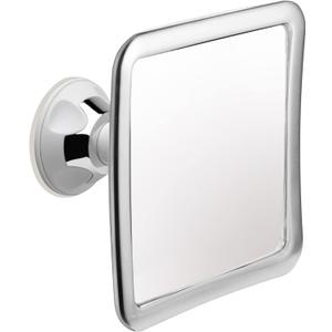 MIRRORVANA Fogless Shower Mirror for Shaving with Upgraded Suction, Anti Fog Shatterproof Surface and 360 Swivel, No Magnification, 6.3" x 6.3" (Chrome)