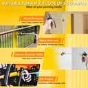 Cordless Paint Spraying Gun Compatible with Dewalt 20V Battery,Quickly Shot Spraying 800W Brushless 3600PSI High Airless Sprayer for 360° Full & High Reaching Paint(Tool Only)