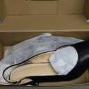 Rilista Women's Slingback Kitten Heels Closed Pointed Toe Wedding Party Dress Pumps Shoes (9)