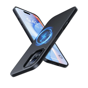 TORRAS Magnetic Slim Fit for iPhone 17 Case, Ultra-Thin Compatible with MagSafe, Stronger Magnetic + Thinner, Lightweight Matte Anti-Scratch Hard PC Cover Phone Case for iPhone 17, Black