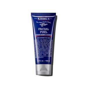 Kiehl's Facial Fuel Exfoliating Face Scrub, Facial Cleanser for Men, Smooths Skin & Removes Dead Skin, Dirt & Oil, Helps Soften Tough Facial Hair, with Caffeine, Menthol, Vitamin E & Citrus Extracts (3.4 Fl Oz / 100 ml)