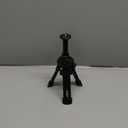 HUNTPAL Portable Tripod Rifle Shooting Rest for Table Bench Shooting Range Practice, Adjustable Compact Aluminum Construction Gun Rifle Rest, Shooting Stick Stand Gun Holder with 360 Rotation V Yoke (7.5"-15" (Deluxe Head))
