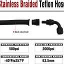 Universal AN6 Power Steering Hose Kit Compatible with Chevy C10 LS Swap Connects GM LS Swap Replace 1950-2000