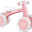 SEREED Baby Balance Bike for 1 Year Old Boys Girls 12-24 Month Toddler Balance Bike, 4 Wheels Toddler First Bike, First Birthday Gifts (Pink New)