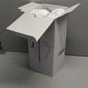 LOFE Adjustable Memory Foam Pillow - 4 Height from 1.2 to 4.8in, Cervical Pillow for Neck Pain Relief, CertiPUR-US Neck Support Pillow for Side Sleepers, Back/Stomach Sleepers, a Removable Cool Cover (White)