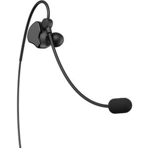 Referee Headset Earphone Newly-Designed Earpiece Professional 1pc V6 V4 FBIM Football Arbitro Coach Judger Arbitration Earhook Soccer Headset(1PC R Earpiece) 
