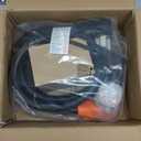 50 Amp Generator Cord and Pre-Drilled Power Inlet Box, 15FT Heavy Duty NEMA 14-50P to SS2-50R Extension Cord Twist Locking with Inlet Box, 125/250V, 12500W, ETL Listed for Outdoor Emergency Kit