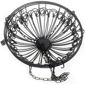 Mikinona Hanging Fruit Bowl Iron Basket Kitchen Storage Rack Wire Baskets Fruit Holder Detachable Design