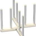 Reusable Storage Bag Drying Rack, Retractable Metal Bottle Drying Rack, Collapsible Cup Draining Rack for Water Bottles, Mason Jars, Mugs, Glass and Sports Bottle(1 Pcs) (1 PC)