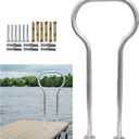 Boat Dock Boarding handrail, Safety Grab bar/Hand Railing for Dock, 42.1" H