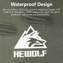 Hewolf 2/3/4 Person Camping Tent - Instant Pop Up Waterproof 2 Doors Tent with Easy Setup | 3-Season Hexagonal Dome Design for Family, Hiking & Traveling