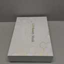 Yahi Red Light Photon Facial & Neck Mask with Remote Control, 7 Custom Modes with Infrared, Portable & Rechargeable with Timer for Home Use, 175 High-Density Light Beads, White