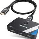 NEWCARE HDMI Switch 3 in 1 Out 8K@60Hz, HDMI 2.1 Splitter 4K@120Hz with 2.6 ft HDMI 2.1 Cable, HDMI Switcher Supports HDR10+ Dolby 3D VRR ALLM HDCP2.3, Compatible with TV PS5/4 Xbox Laptops Projector