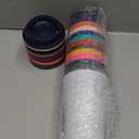 Pickmesh 15 Pcs Employee Appreciation Gifts Bulk 16 oz Plastic Tumbler with Lid Inspirational Staff Thank You Gifts for Team Reusable Travel Coffee Cups for Coworker Volunteer Teacher (Colorful)