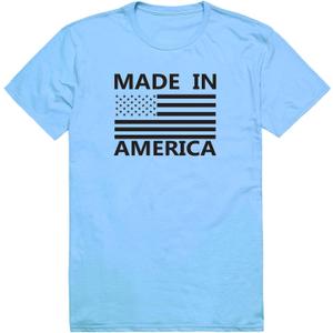 Rapiddominance America Basic Tees (Medium, Sky Blue)