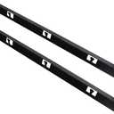 Silicone Stove Top Rack 30" Silicone Magnetic Shelves for Stove Oven Racks Back Zero Mounts 3 Functions Partition Kitchen Spice Rack Organizer (Black) (Black-23.4) (Black-23.4)