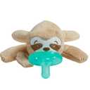 Philips AVENT Soothie Snuggle Pacifier Holder with Detachable Pacifier, Sloth, 0m+, SCF347/07