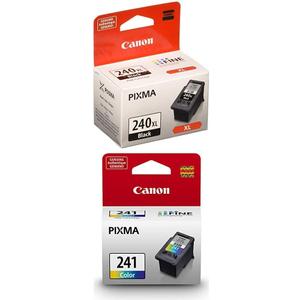 Canon PG-240XL Black Ink Cartridge, Compatible to MG3620, MG3520, MG4220,MG3220 and MG2220 AND Canon CL-241 Color Ink Cartridge