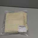 Milumia Women's Short Sleeve V Neck Button Down Sweater Hollow Out Casual Knit Tops Elegent Cardigan (Beige, L)