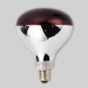 250 Watts Red Heat Lamp Bulbs, Explosion Proof Glass, 2 Pack