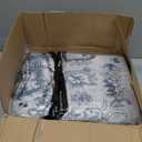 6x9 Area Rugs for Living Room, Machine Washable Non Slip Vintage Rug, Non-Slip Stain Resistant, Large Soft Home Decor Rug for Bedroom Dining Room (Navy/Blue,8'x10')