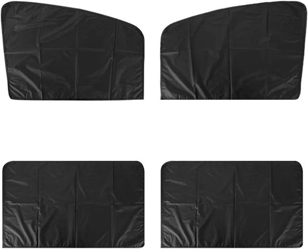 Car Sun Visor Car Sunshade Protection Curtains Sun Shield Cover Double Sides Auto Window Sun Shade Protector Cover Front Windshield Sunshade(C Set)