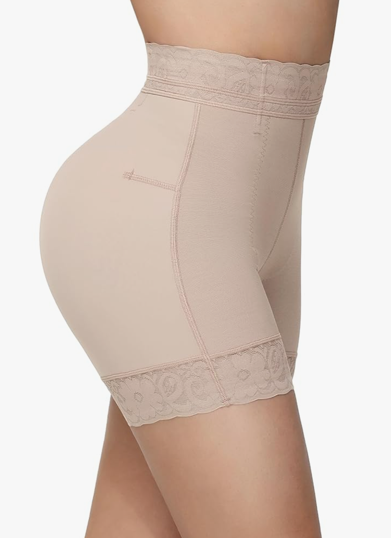 SHAPSHE Butt Lifting Shapewear for Women Tummy Control Shorts Body Shaper Panties High Waisted Thigh Slimming Underwear, Size:M