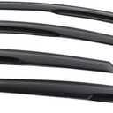 Tape On Window Visors Fits for 2008-2011 Ford Focus Sedan, Side Auto Window Wind Deflectors, Ventshade, Rain Guards for Cars/Trucks