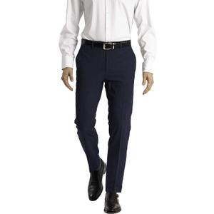 Calvin Klein Men's Tapered Slim Fit Stretch Dress Pants | Fitted Suit Pants for Men | Ultra-Tapered Suit Pants (36W x 32L, Navy)