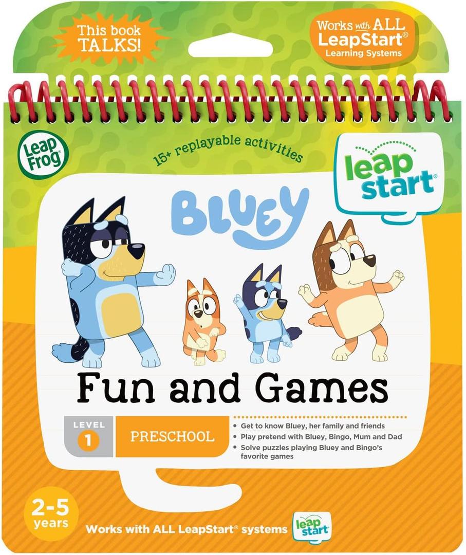 LeapFrog LeapStart Bluey Fun and Games (Level 1)