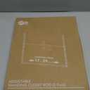 STORAGE MANIAC Hanging Closet Rod, Adjustable Width and Height Closet Hanging Organizer, Space-Saving Clothes Hanging Bar, Closet Extender Hanging Rod, Double Closet Hanging Rod, 2 Pack Chrome