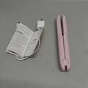 Cordless Hair Straightener Portable Travel Rechargeable Flat Iron, Fast Heating, 4 Adjustable Temperature for Professional Straightening & Curling Portable and Travel-Friendly (Pink)