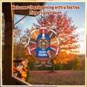 2 x Boao Thanksgiving Turkey Garden Flag 21.65 x 17.72 Inches Double Sided Printed for Outside Decorations, Large Fall Garden Flag Football Winter Autumn Yard Sign for Outdoor Yard Lawn