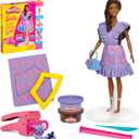 Play-Doh Barbie Fashionista Ruffles Set, Make Doll Clothes with Modeling Compound & 10 Fashion Accessories, Arts & Crafts for Girls & Boys 5+