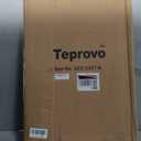Teprovo Folding Hand Truck Dolly Cart,340LB Capacity Portable Aluminum Dolly Cart with Telescoping Handle and 7 Inch Rubber Wheels for Moving,Shopping,Travel,Office Use