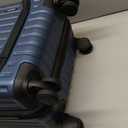 LEVEL8 Grace Carry on Luggage Airline Approved, 20 Inch Expandable Hard Sided Luggage with Spinner Wheels, Hardshell Small Rolling Suitcase for Women Men with TSA Lock, Blue