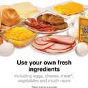 Hamilton Beach Breakfast Sandwich Maker with Egg Cooker Ring, Customize Ingredients, Perfect for English Muffins, Croissants, Mini Waffles, Perfect White Elephant Gifts, Silver (25475)
