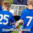 chiazllta The Soccer Notebook for Coaches & Players 7 x 10 Inch Soccer Training Notepad Coaching Board Coaching Notebook for Tactics Tactical Practice Planner Coaches & Players Gifts