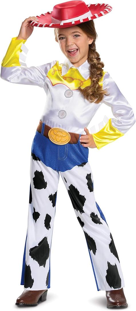 Disguise Disney Pixar Jessie Toy Story 4 Classic Girls Costume (Medium (7-8))