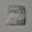 Perfashion Metallic Bomber Jacket for Girls Zip Up Cropped Jacket Sparkly Lightweight Coat Windbreaker with Pockets (12-13 Years, Silver-453)