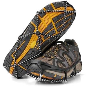 Yaktrax Walk Traction Cleats - 360-Degree Grip on Snow, Ice, & Multi-terrain Surfaces - Elastic Outer Band w/ Easy-On/Off Heel Tab & 1.2mm Zinc-coated Steel Coils - Abrasion & Rust Resistant - Unisex Medium (Shoe Size: W 10.5-12.5/M 9-11)