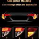 Passenger Side Tail Light Assembly Compatible with 2016 2017 2018 2019 2020 2021 2022 Honda HRV, Right Taillight, Rear Outer Taillamp Replacement 33502T7SA01 33502T7WA31 HO2805109 HO2805119