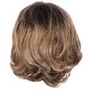 Women Short Curly Wig - Realistic Fiber Yellow Wig for Fashion Hairdressing, Daily Wear, Parties, Weddings