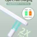 3 x Compatible with iPad Pencil 2nd Generation Apple iPad 6/7/8/9/10th,iPad Pro 11"/12.9",iPad Air 3/4,iPad mini 5/6,Stylus Pen for iPad 9th & 10th Generation,2X Faster Charge Smart Pencil-White