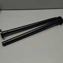 CorkLatta Black Shower Curtain Rod 32 to 43 Inch,1 Inch Diameter Adjustable Spring Tension Stainless Steel Telescoping Rod,Easy Install,No Rust