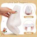 Heart Slippers for Women, Valentines Day House Slippers Christmas Slippers for Women Men, Cute Soft Plush Fluffy Heart Slippers, Fuzzy Warm House Shoes, Cozy Slip-on Memory Foam Home Slippers Gifts (10.5-11 Women/9-9.5 Men, Z02)